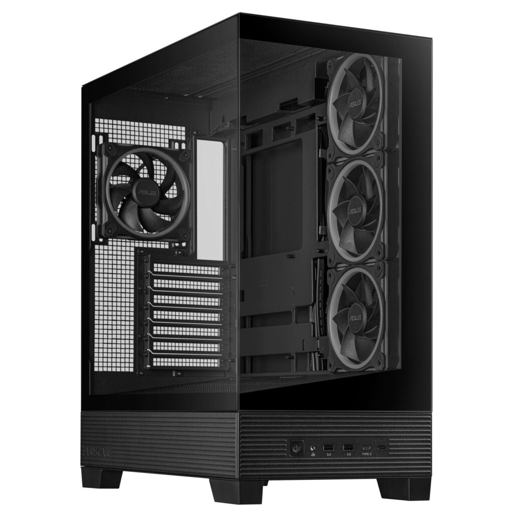 Case|ASUS|ASUS A31 PLUS Case|MidiTower|Case product features Transparent...