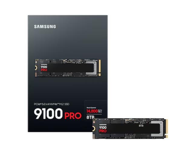SSD|SAMSUNG|9100 PRO|8TB|M.2|NVMe|TLC|Write speed 13400 MBytes/sec|Read ...