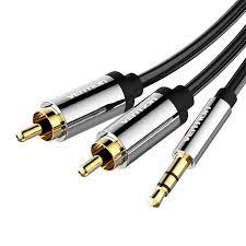 KAABEL AUDIO 3.5MM TO 2XRCA/1.5M BCFBG VENTION