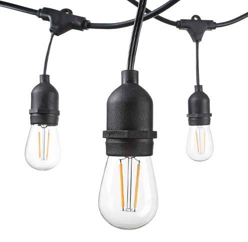 LAMP LED GARLAND GARDEN STRING/E27 10M 03-630 VISIONAL