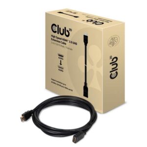 KAABEL HDMI TO HDMI 3M/M/F CAC-1321 CLUB3D