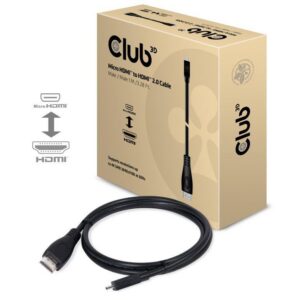 KAABEL MICRO HDMI TO HDMI 1M/M/M CAC-1351 CLUB3D