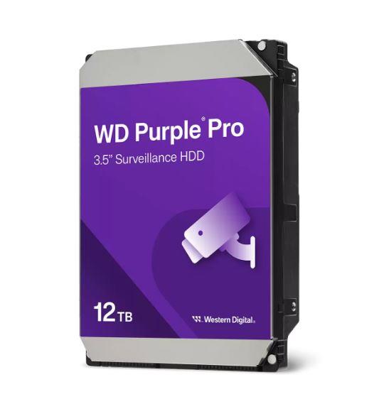 HDD|WESTERN DIGITAL|Purple Pro|12TB|512 MB|7200 rpm|3,5″|WD122PURP