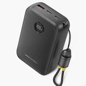 AKUPANK USB 20000MAH 22.5W/BLACK FKBB0-C VENTION