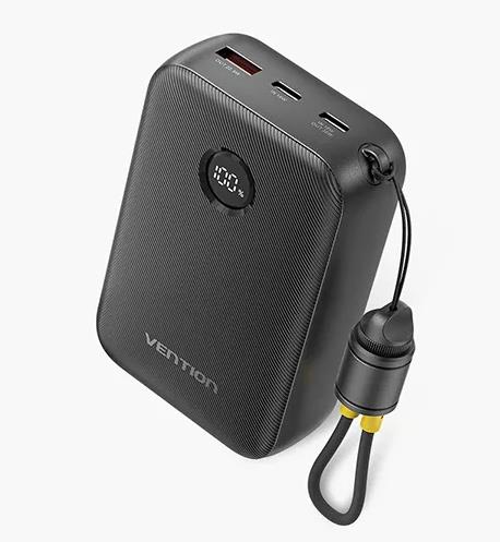 AKUPANK USB 20000MAH 22.5W/BLACK FKBB0-C VENTION