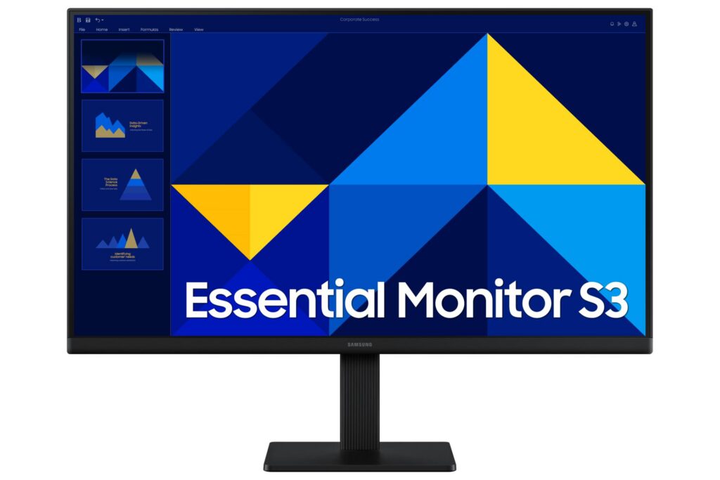 LCD Monitor|SAMSUNG|Essential Monitor S3|24″|Panel IPS|1920×1...