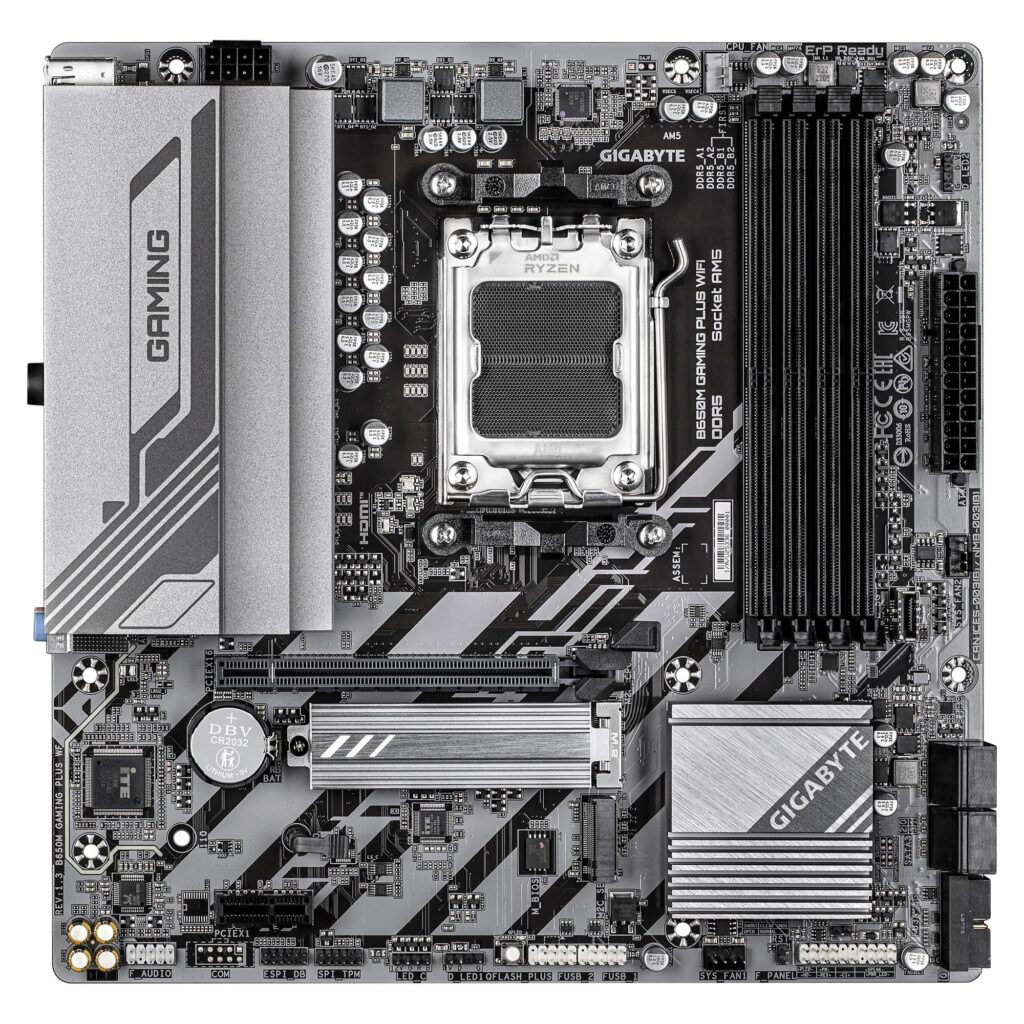Emaplaat|GIGABYTE|AMD B650|SAM5|Micro-ATX|Memory DDR5|Memory slots 4|B6&...