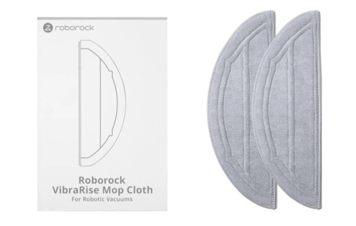 VACUUM ACC MOP CLOTH VIBRARISE/GREY 2PC 8.02.0436 ROBOROCK