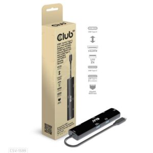I/O HUB 6IN1 USB-C HDMI/100W CSV-1599 CLUB3D