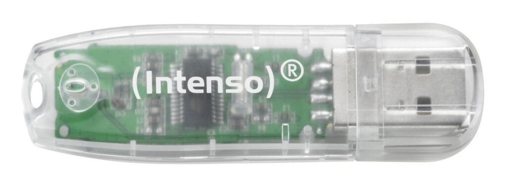 MÄLUPULK FLASH USB2 32GB/TRANSPARENT 3502480 INTENSO