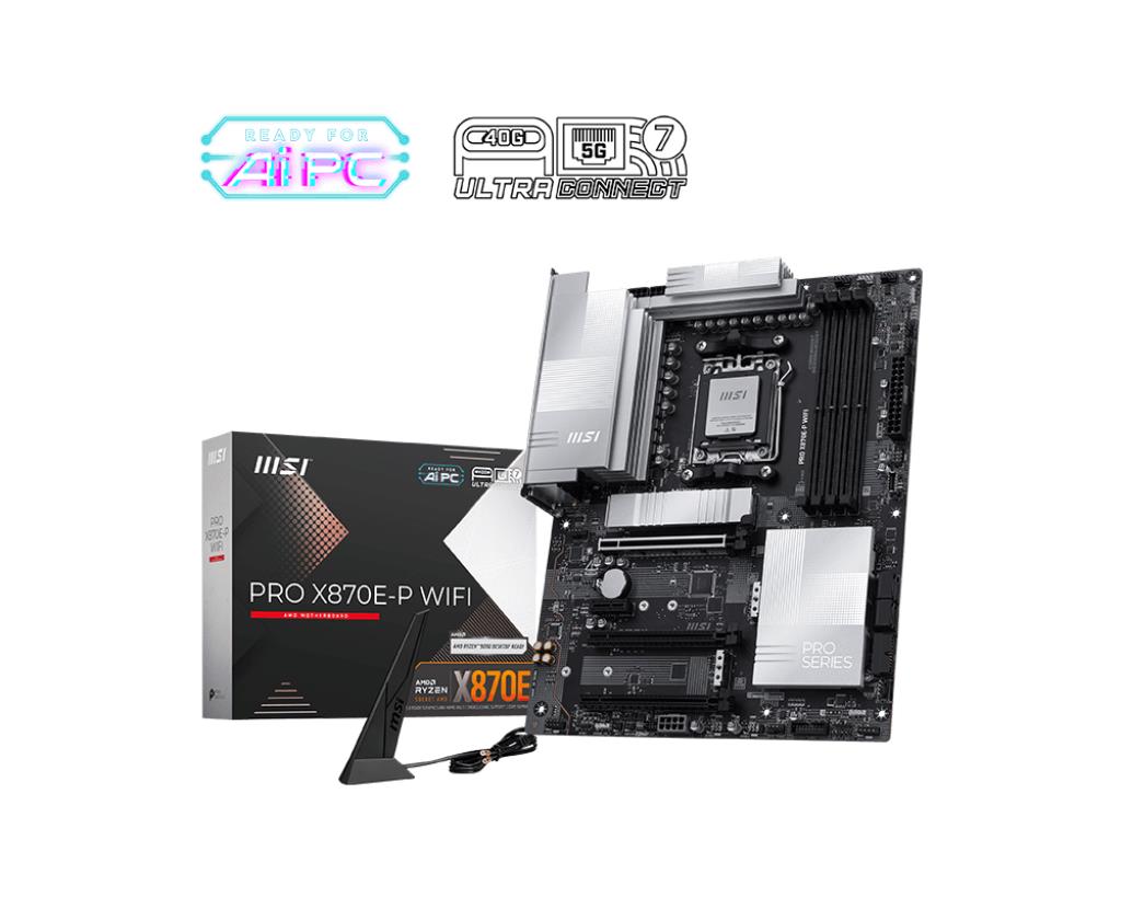 Emaplaat|MSI|AMD X870E|SAM5|ATX|Memory DDR5|Memory slots 4|PROX870E-PWIFI