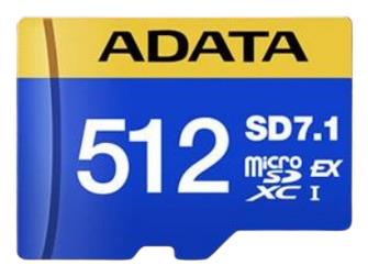 MÄLUKAART SDXC 512GB SD7.1/UD512GEX3L1-C ADATA