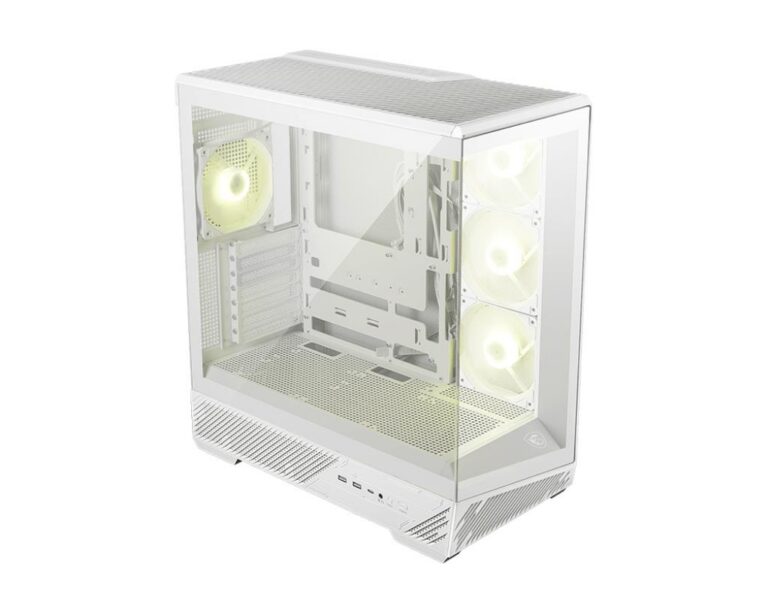 Case|MSI|ATX/micro ATX/Mini-ITX|White/Transparent|Midi Tower|MAG PANO 13...