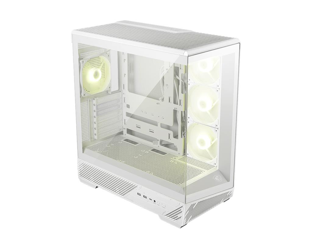 Case|MSI|ATX/micro ATX/Mini-ITX|White/Transparent|Midi Tower|MAG PANO 13...