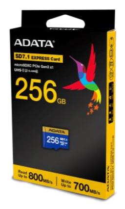 MÄLUKAART SDXC 256GB SD7.1/UD256GEX3L1-C ADATA