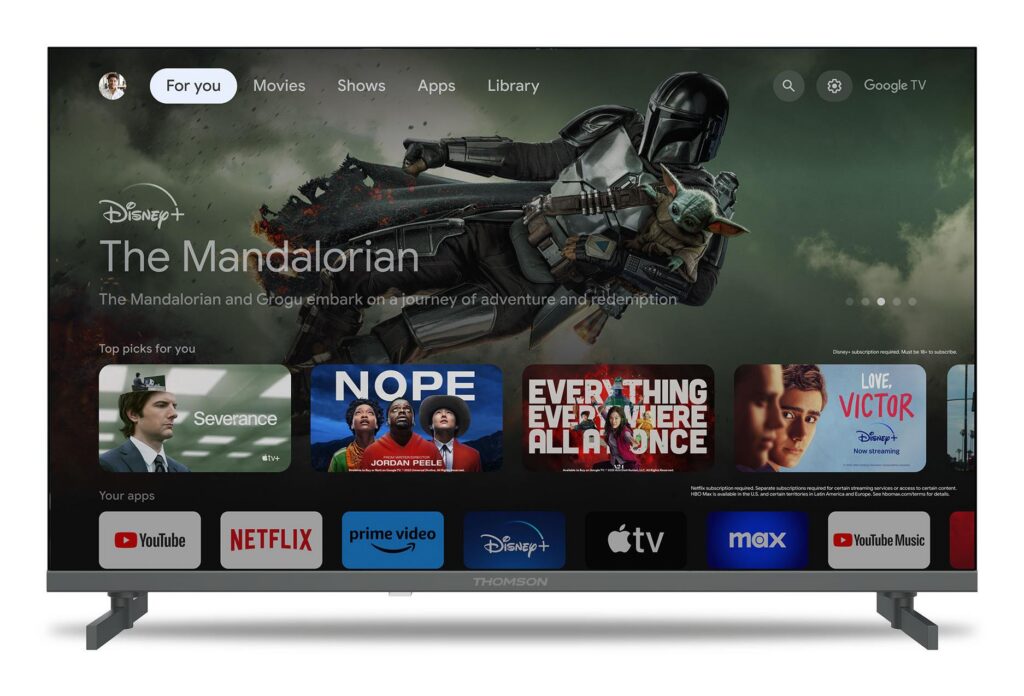 Televiisor|THOMSON|65″|4K/Smart|QLED|3840×2160|Juhtmevaba LAN...