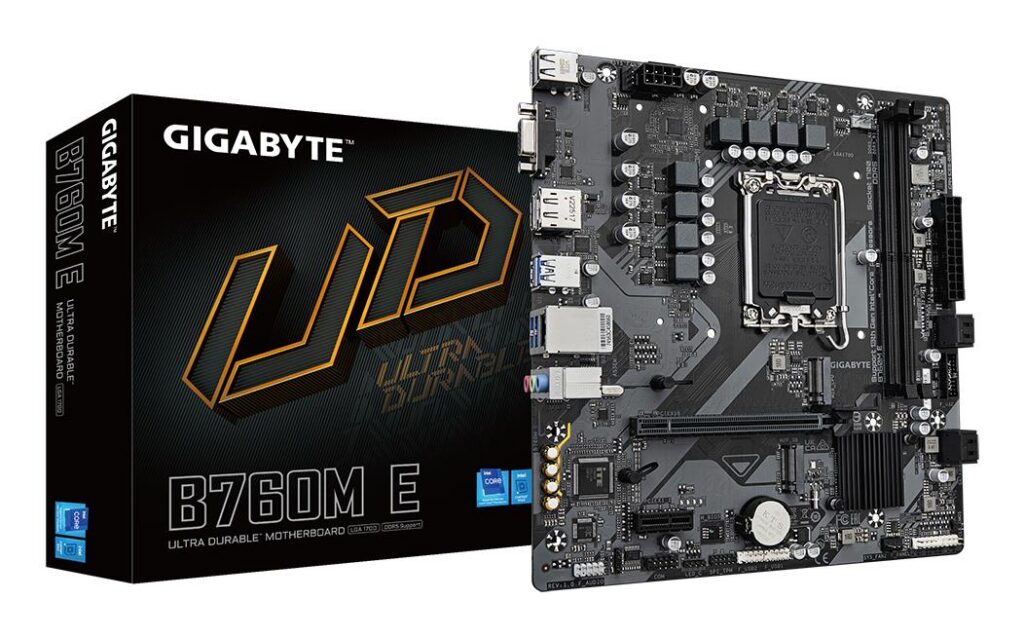 Emaplaat|GIGABYTE|Intel B760 Express|LGA1700|Micro-ATX|Memory DDR5|Memo&...