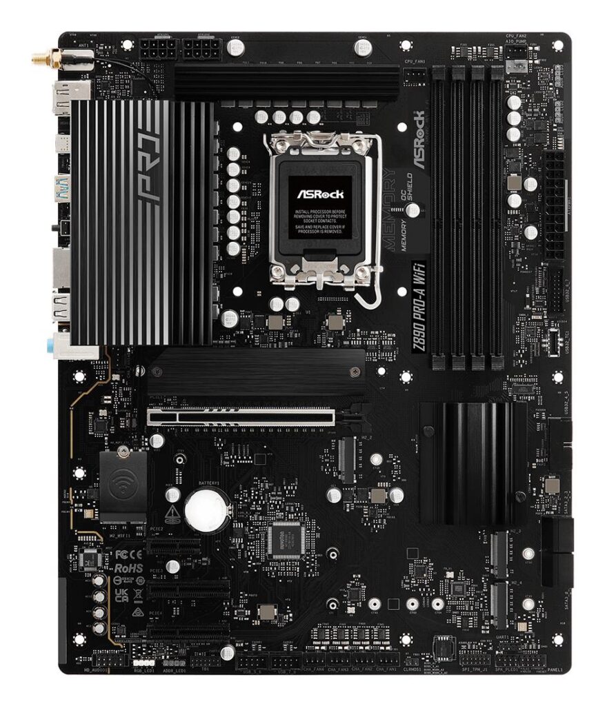 Emaplaat|ASROCK|Intel Z890|LGA1851|ATX|Memory DDR5|Memory slots 4|Z890P&...