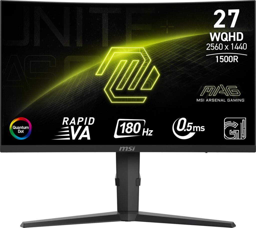 LCD Monitor|MSI|MAG 275CQRF QD E2|27″|Mänguri/Curved|Swivel|Height...