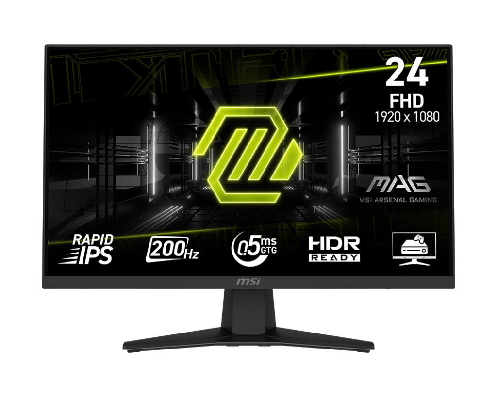 LCD Monitor|MSI|MAG 244F|23.8″|Mänguri|Matte|Panel IPS|1920×1...