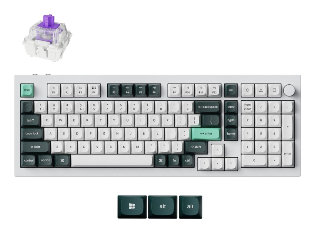 Klaviatuur WRL Q5 HE RGB/SHELL WHITE Q5H-P1 KEYCHRON