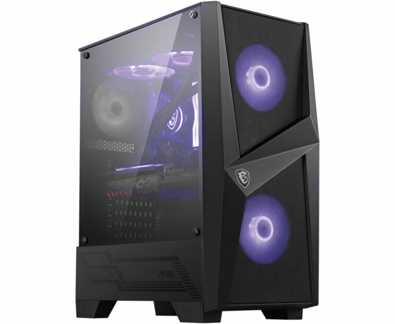 Case|MSI|MAG FORGE 100M|MidiTower|Not included|ATX|MicroATX|MiniITX|Colo...