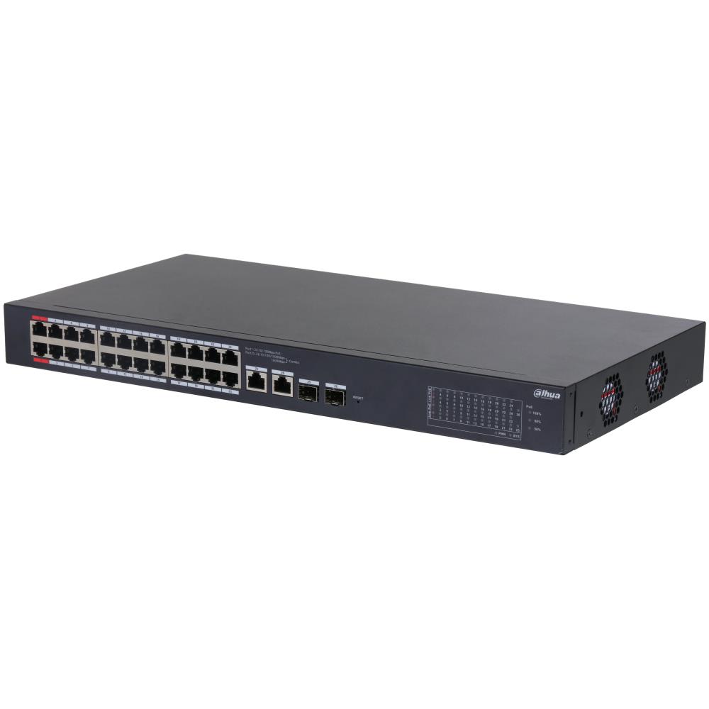 Switch|DAHUA|CS4226-24ET-240|Desktop/pedestal|Rack 1U|24x10Base-T / 100B...