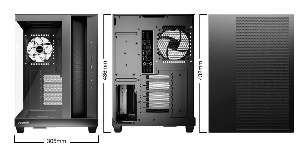 Case|BE QUIET|ATX/micro ATX/Mini-ITX|Black|Midi Tower|PC|BGW85