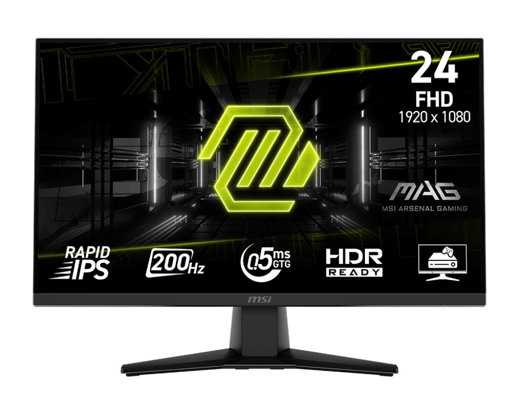 LCD Monitor|MSI|MAG 242F|23.8″|Mänguri|Matte|Panel IPS|1920×1...