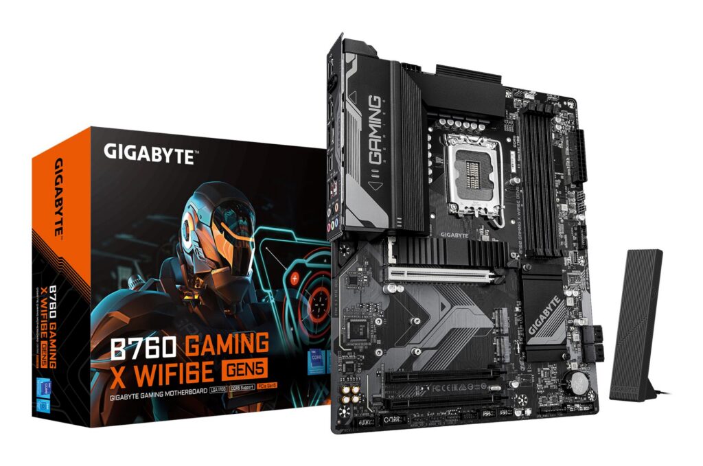 Emaplaat|GIGABYTE|Intel B760 Express|LGA1700|ATX|Memory DDR5|B760GXWF6E&...