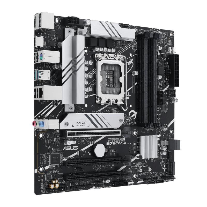 Emaplaat|ASUS|Intel B760 Express|LGA1700|Micro-ATX|Memory DDR5|Memory s&...