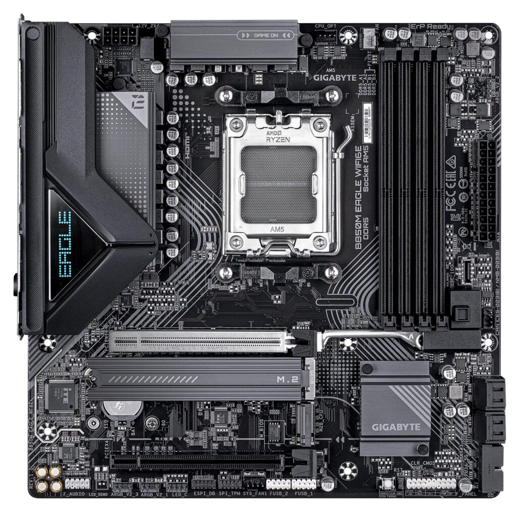 Emaplaat|GIGABYTE|AMD B850|SAM5|Micro-ATX|Memory DDR5|Memory slots 4|B8&...