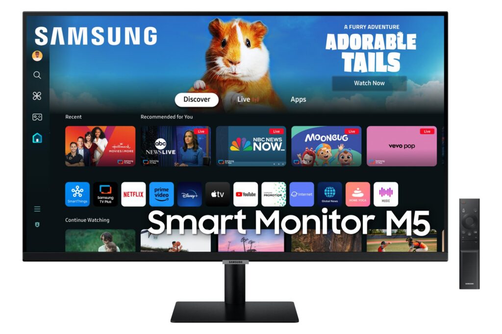 LCD Monitor|SAMSUNG|27″|TV Monitor/Smart|Panel VA|1920×1080|1...