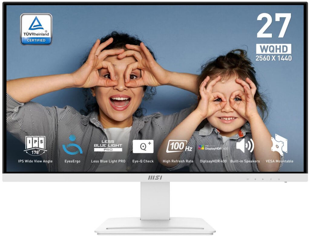 LCD Monitor|MSI|PRO MP273QW E2|27″|Business|Matte|2560×1440|1...