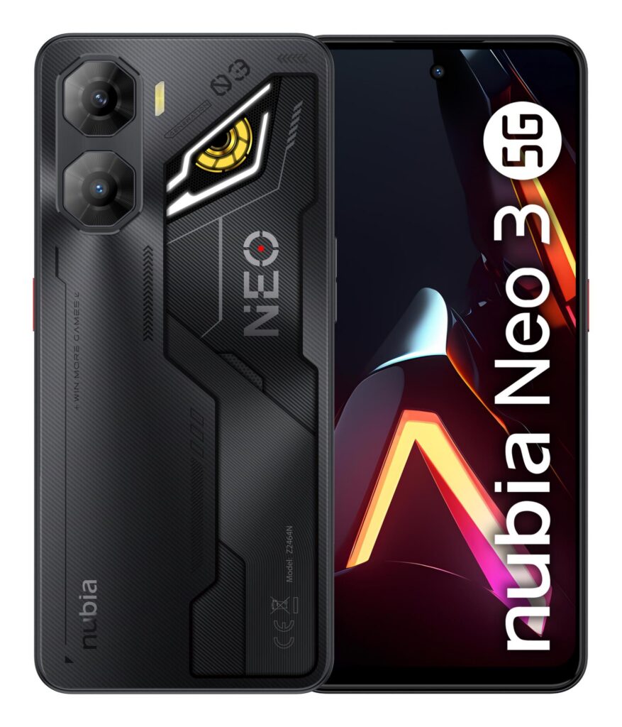 Mobiiltelefon NEO 3 5G/8/256GB BLACK NUBIA