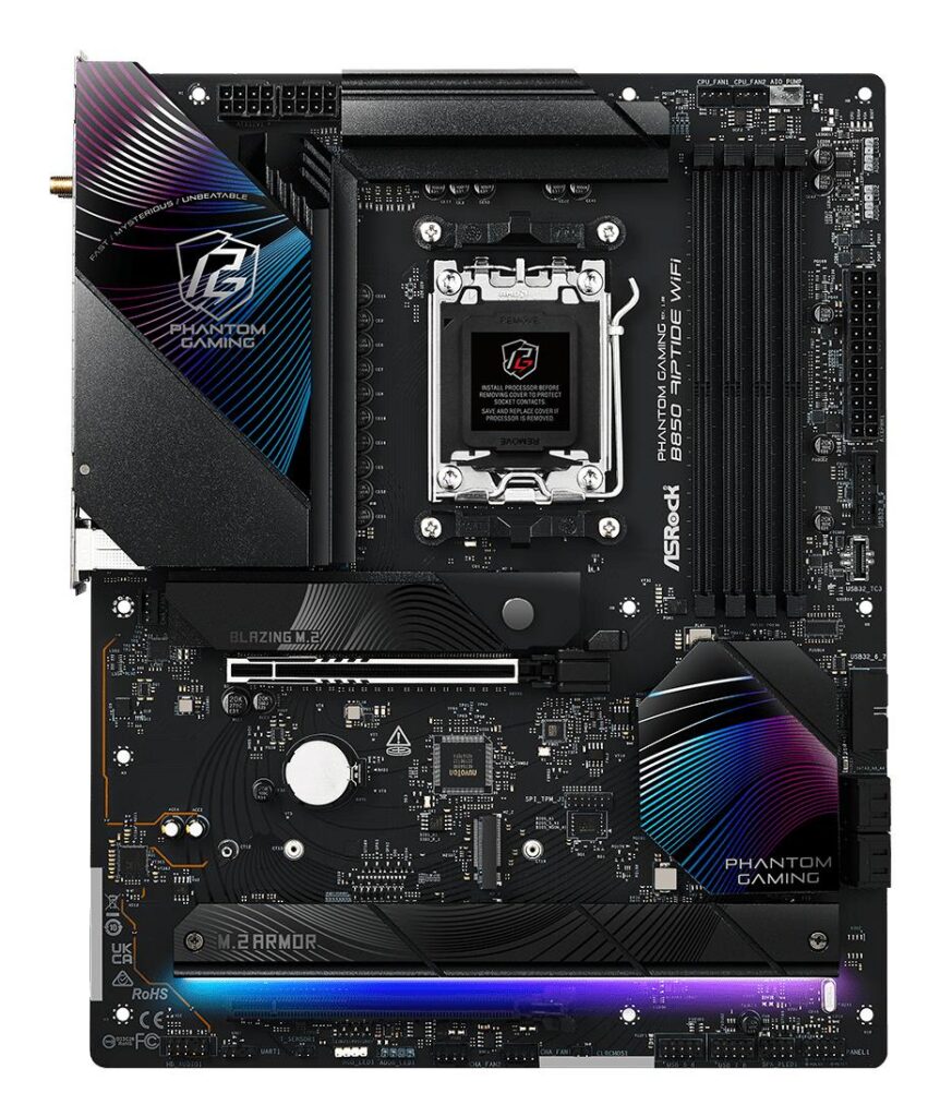 Emaplaat|ASROCK|AMD B850|SAM5|ATX|Memory DDR5|Memory slots 4|1xPCI-Expr…
