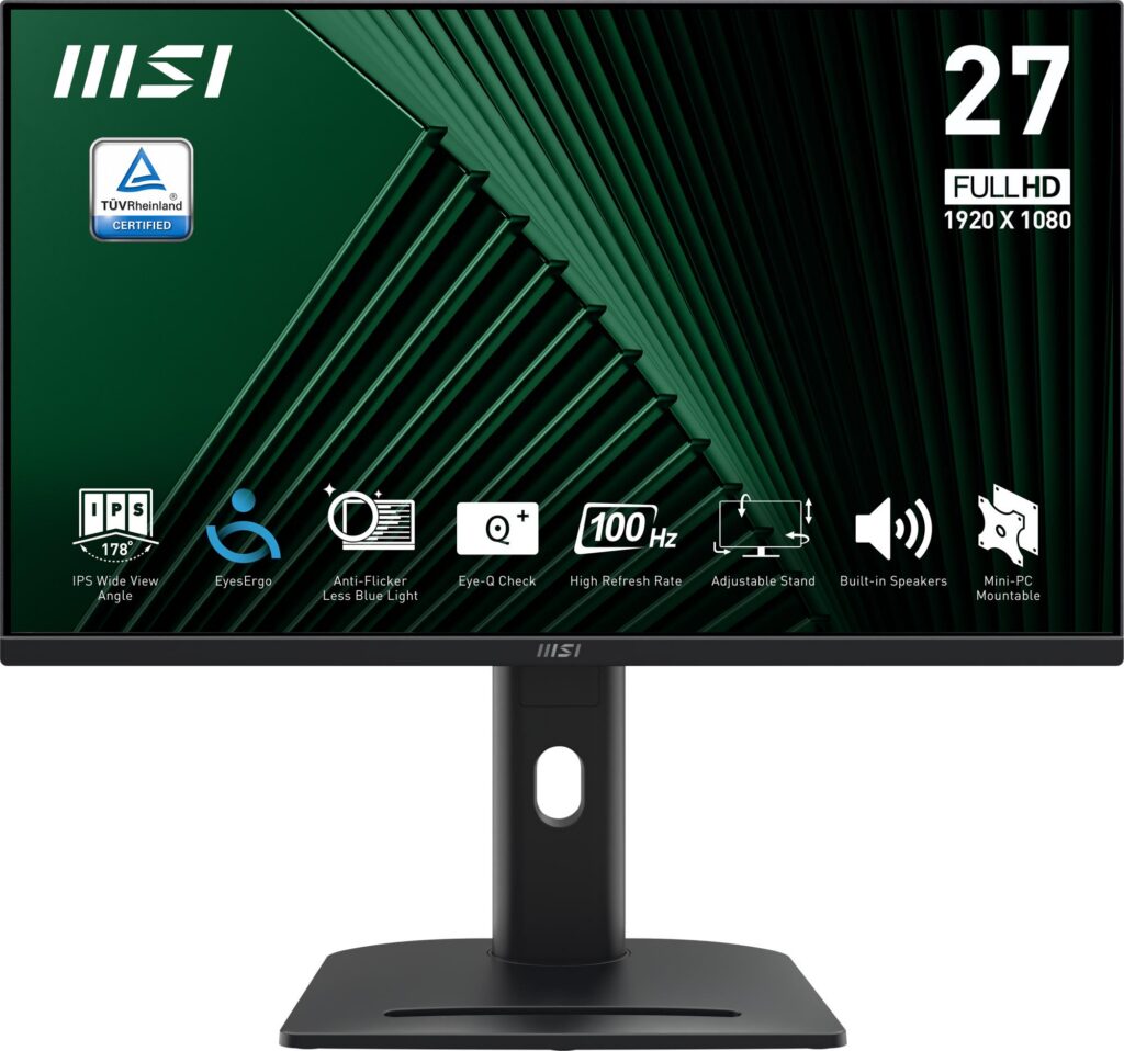 LCD Monitor|MSI|PRO MP275PG|27″|Business|Panel IPS|16:9|100 Hz|1 m...