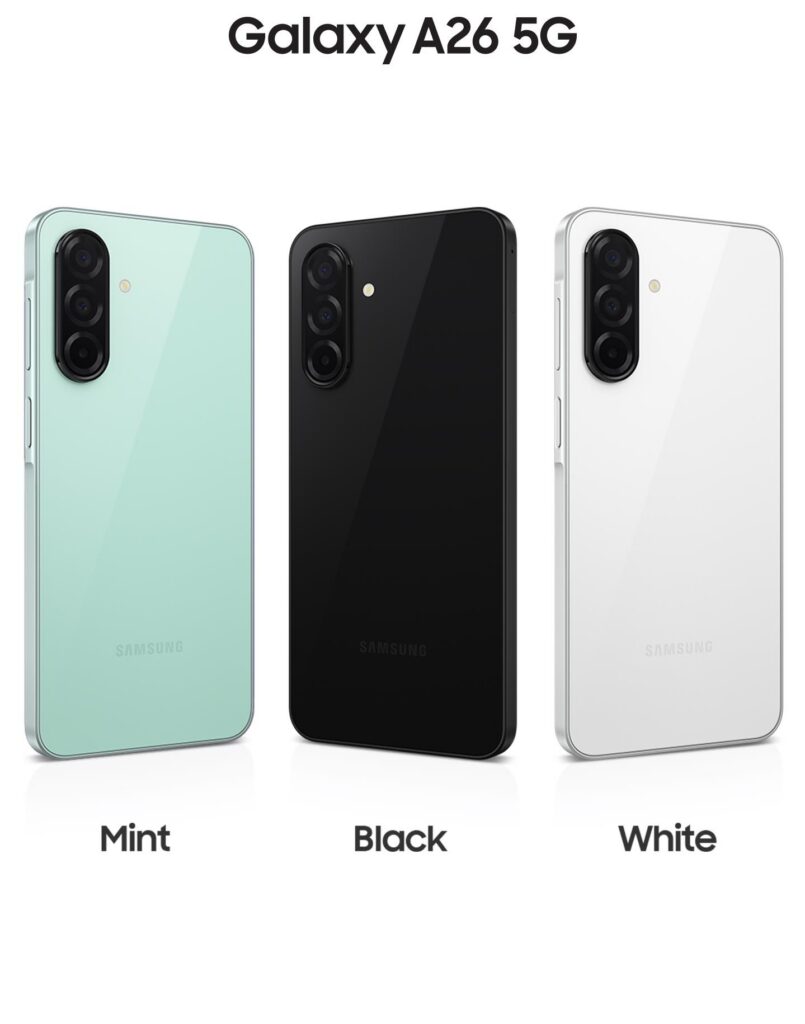 Mobiiltelefon GALAXY A26 5G/128GB BLACK SM-A266B SAMSUNG