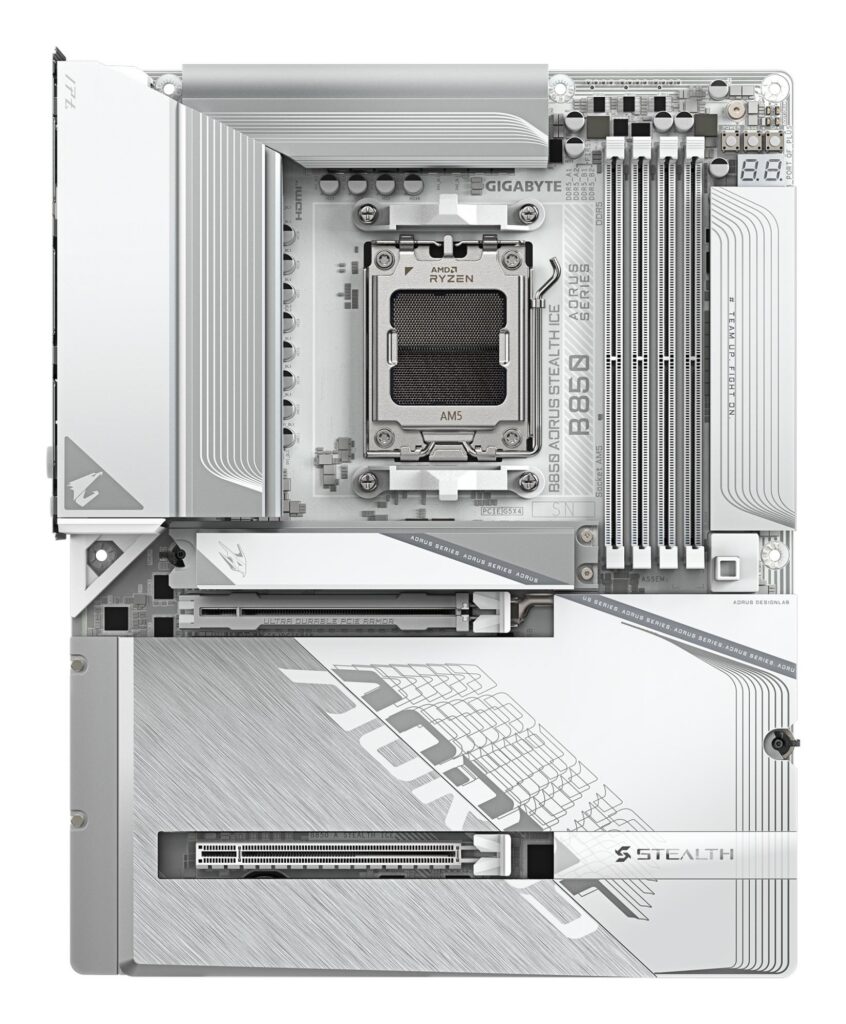 Emaplaat|GIGABYTE|AMD B850|SAM5|ATX|Memory DDR5|B850ASTEALTHICE1.0