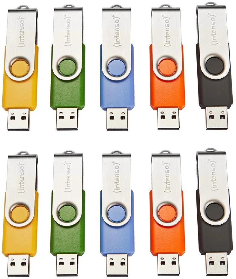 MÄLUPULK FLASH USB2 10X16G/MULTIPACK 3503571 INTENSO