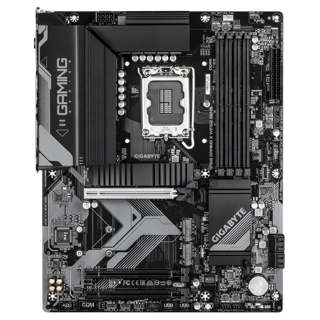 Emaplaat|GIGABYTE|Intel B760 Express|LGA1700|ATX|Memory DDR5|B760GXWF6E&...