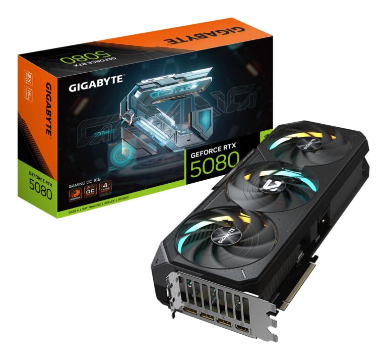 Videokaart|GIGABYTE|NVIDIA GeForce RTX 5080|16 GB|GDDR7|256 bit|PCIE &#8...