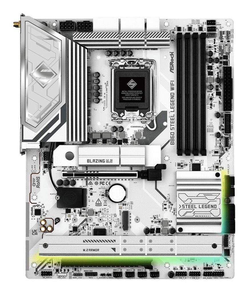Emaplaat|ASROCK|Intel B860 Express|LGA1851|ATX|Memory DDR5|Memory slots&...