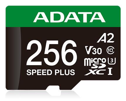 MÄLUKAART SDXC 256GB UHS-I/UD256GUI3V30A2SP-RA1 ADATA