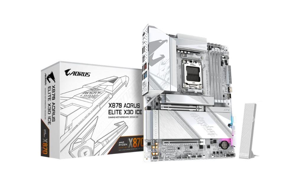 Emaplaat|GIGABYTE|AMD X870|SAM5|ATX|Memory DDR5|Memory slots 4|X870AELI&...