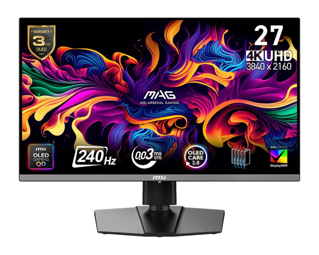 Monitor|MSI|26.5 “|3840 x 2160 pixels|4K Ultra HD|Native aspect ra...