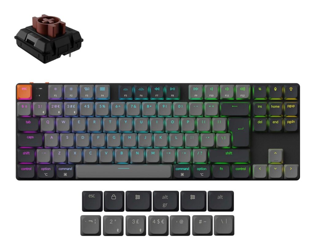 Klaviatuur WRL K1 RGB/BLACK K1X-H3 KEYCHRON