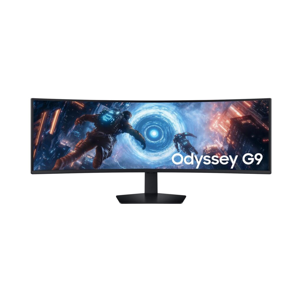 LCD Monitor|SAMSUNG|LS49FG910EUXEN|49″|Mänguri/Curved|Swivel|Heigh...
