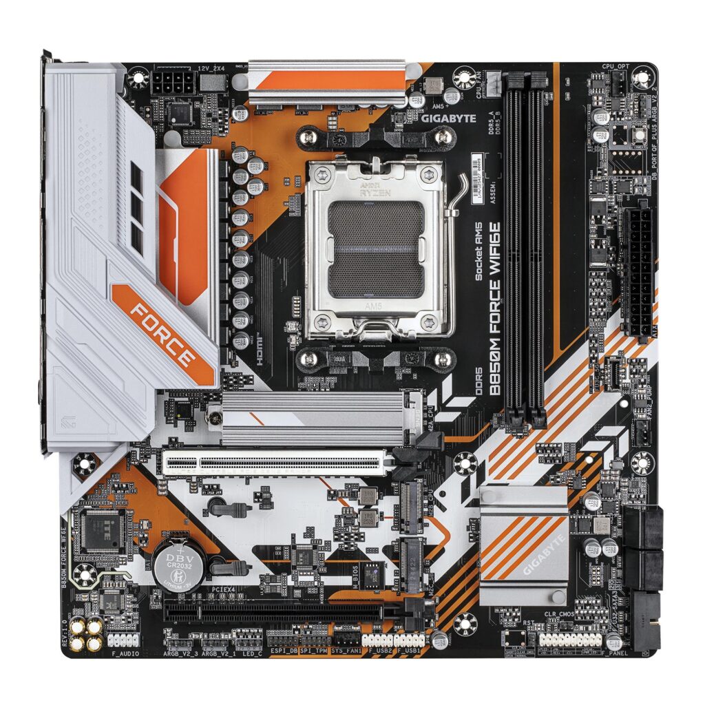 Emaplaat|GIGABYTE|AMD B850|SAM5|Micro-ATX|Memory DDR5|Memory slots 2|B8…