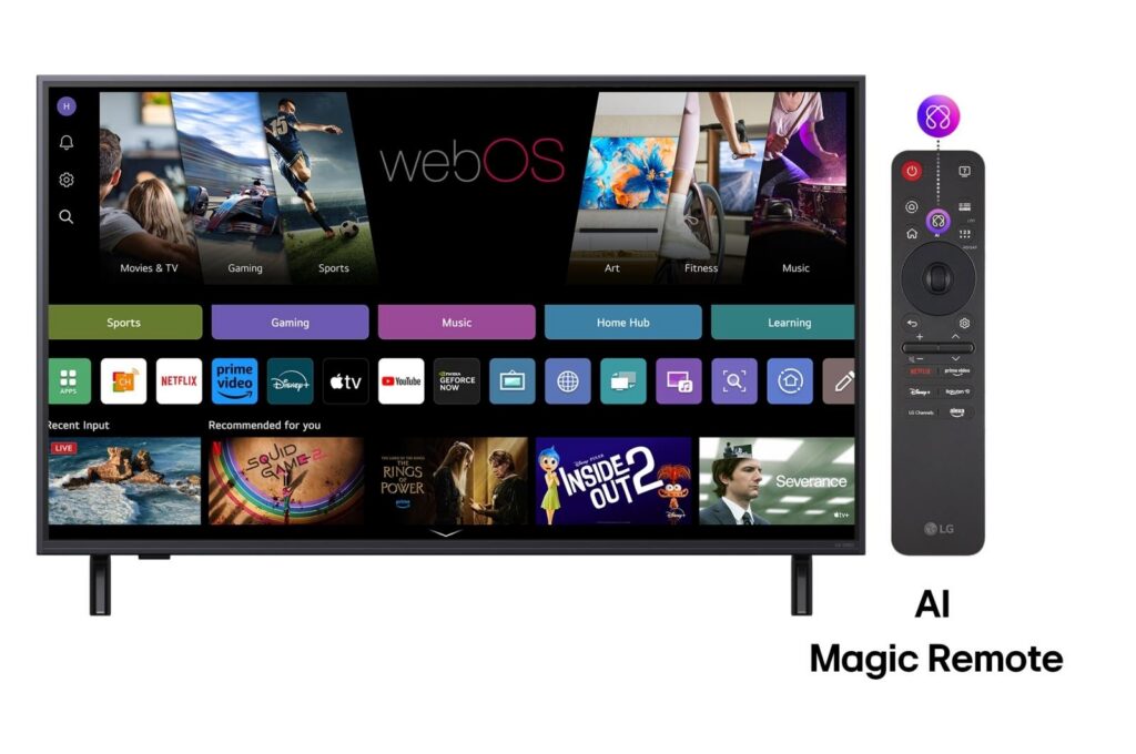 Televiisor|LG|43″|4K/Smart|3840×2160|Juhtmevaba LAN|Bluetooth...